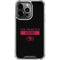 NFL San Francisco 49ers Black Performance Series iPhone 15 Pro Clear Case